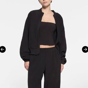 NWT Skims fleece lounge jacket